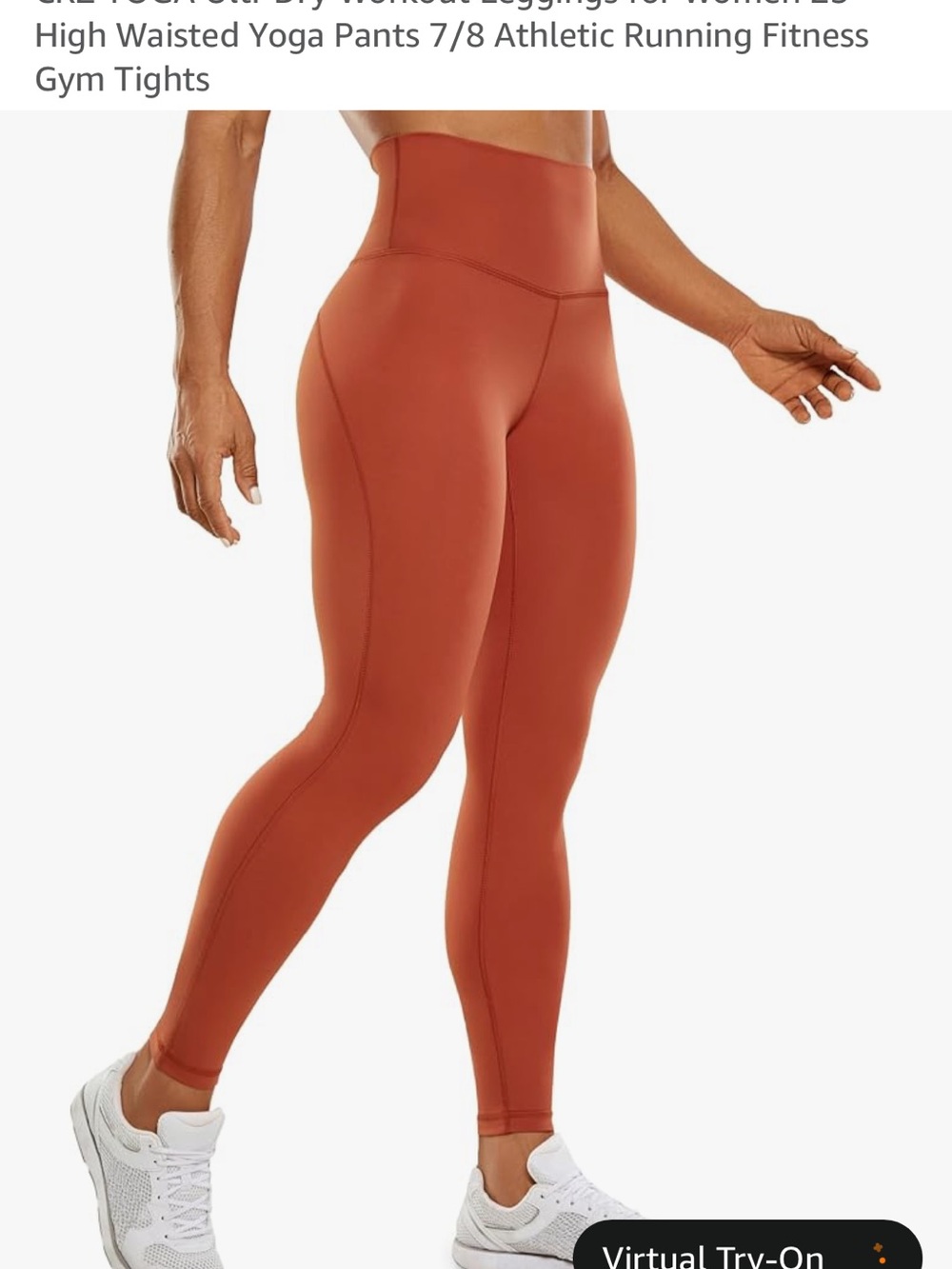 CRZ YOGA High-Waist Rust Performance Leggings - Women